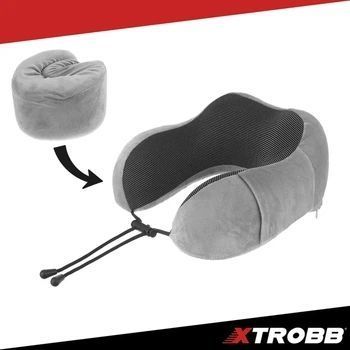 Набір для подорожей Xtrobb 26087 3D Memory Foam: подушка, маска та беруші TM-XTRO-26087 фото