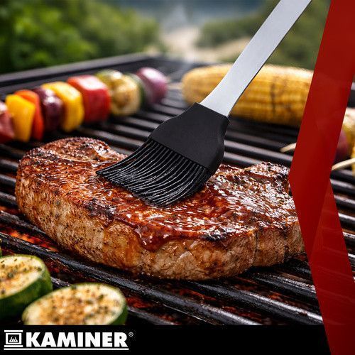 Набор для гриля Kaminer 27433 26 предметов нержавеющая сталь чемодан 27433 фото