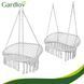Садова гойдалка Гніздо лелеки Gardlov 27378 300 кг з подушкою двомісна 27378 фото 2