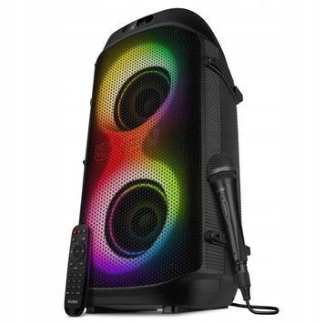Портативна колонка SVEN PS-850 Black 100W, TWS, Bluetooth, NFC, караоке, RGB TM-SVEN-PS-850 фото