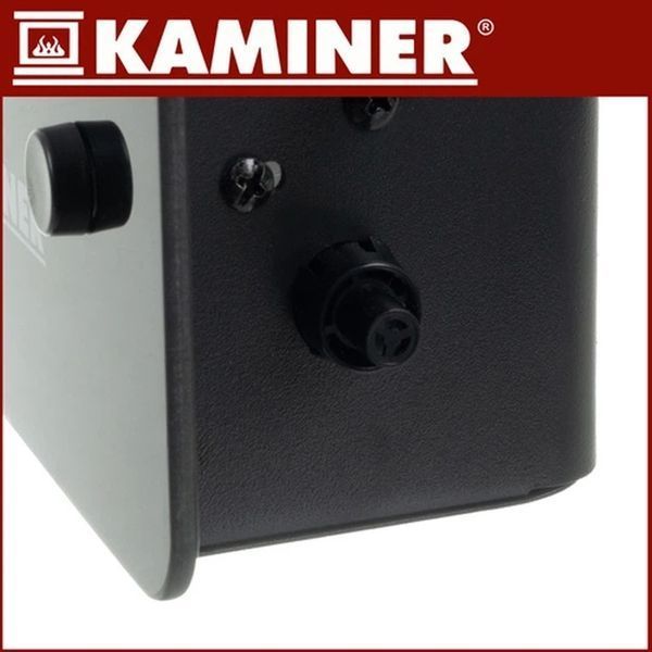 Електричний скляний конвектор Kaminer Zelva 26572 Black 2500W з Wi-Fi та пультом TM-KAMI-26572 фото