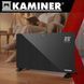 Електричний скляний конвектор Kaminer Zelva 26572 Black 2500W з Wi-Fi та пультом TM-KAMI-26572 фото 2